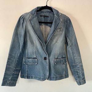 Marc Jacobs Denim Blazer (Size 4)